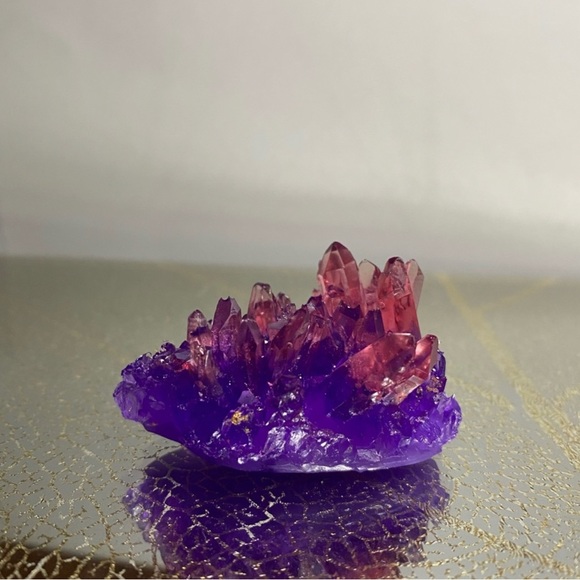 House decoration ~ Purple & pink crystal cluster decoration 💜💗 - Picture 11 of 16